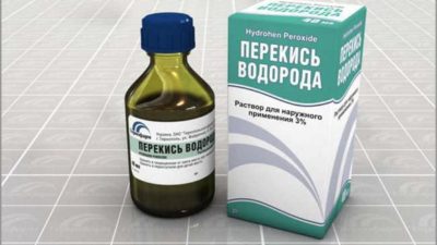 Перекись водорода при лечении ангины